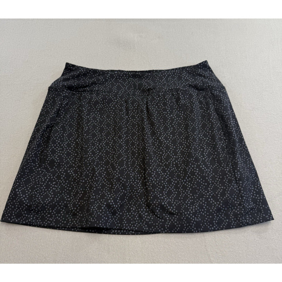 Title nine Pants - Title Nine Buttah Skort Size Medium Black Grey Dot Golf Pickleball Tennis